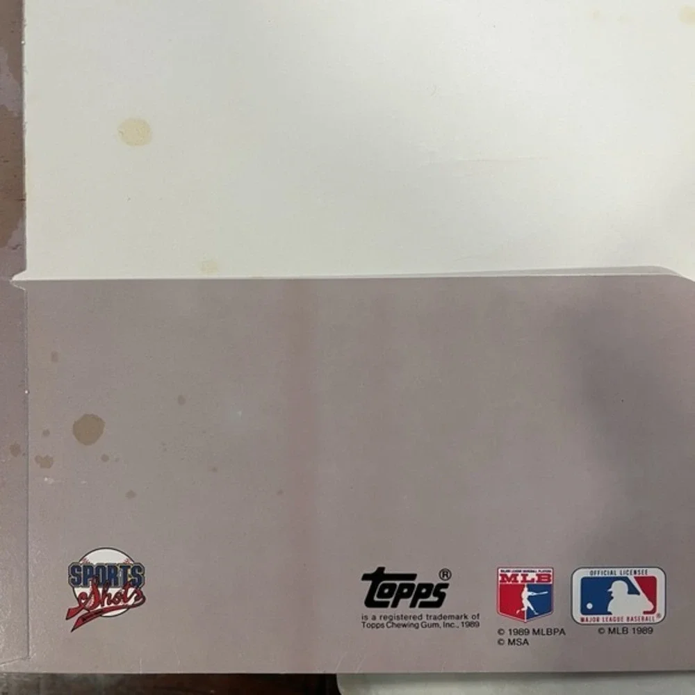 Don Mattingly 1989 Pocket FOLDER Topps BASEBALL Card‎ # 700 Yankees